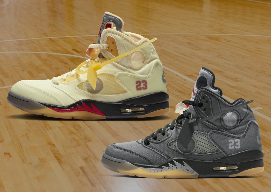 Набір з 5 кросівок Off-White x Air Jordan