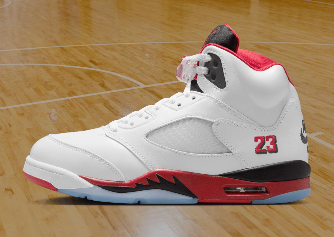Air Jordan 5 Fire Red Black Tone