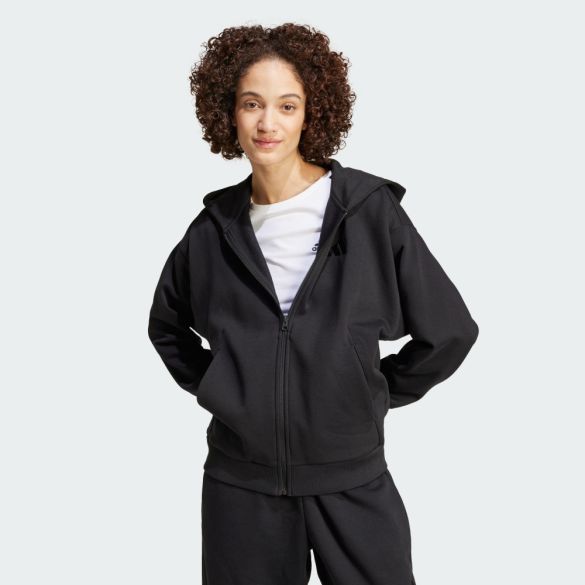 Худи Adidas ALL SZN Fleece Full-Zip Sportswear IX3809_image_4