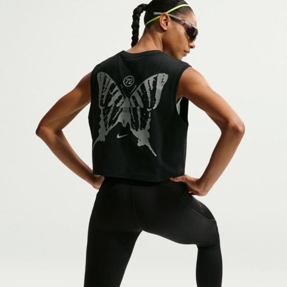 Женская футболка NIKE W NKDF MOVE SL SWFT BTRFLY TEE_image_2