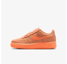 Детские кроссовки NIKE AIR FORCE 1 SUEDE ORANGE PULSE (GS)