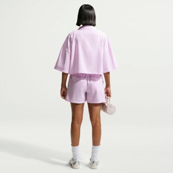 Женская рубашка NIKE W NSW OFFLN WVN PPLN STRP SS_image_4