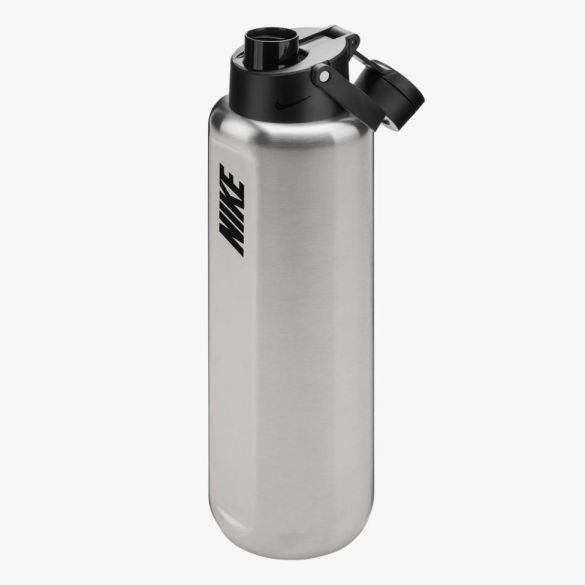 Бутылка NIKE SS RECHARGE CHUG BOTTLE 32 OZ RFSH BRUSHED STAINLESS STEEL/BLACK/BLACK 32OZ_image_3