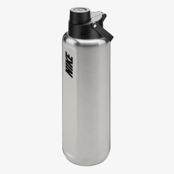Бутылка NIKE SS RECHARGE CHUG BOTTLE 32 OZ RFSH BRUSHED STAINLESS STEEL/BLACK/BLACK 32OZ_image_2