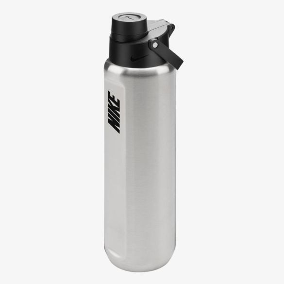 Пляшка NIKE SS RECHARGE CHUG BOTTLE 24 OZ RFSH BRUSHED STAINLESS STEEL/BLACK/BLACK 24OZ_image_2
