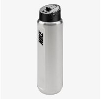 Бутылка NIKE SS RECHARGE STRAW BOTTLE 24 OZ RFSH BRUSHED STAINLESS STEEL/BLACK/BLACK 24OZ_image_3