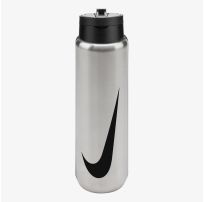 Бутылка NIKE SS RECHARGE STRAW BOTTLE 24 OZ RFSH BRUSHED STAINLESS STEEL/BLACK/BLACK 24OZ_image_3