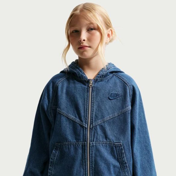 Детская толстовка NIKE K NSW WR DENIM FZ JACKET_image_2