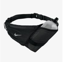 Сумка на пояс с бутылкой NIKE FLEX STRIDE BOTTLE BELT 22 OZ BLACK/BLACK/SILVER OSFM_image_1