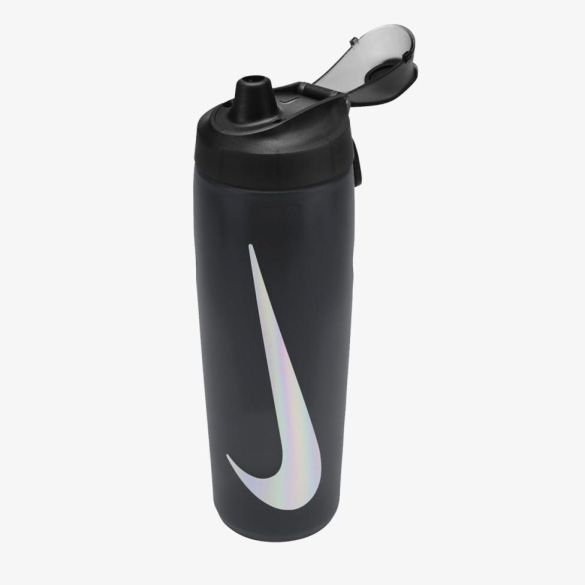 Бутылка NIKE REFUEL BOTTLE LOCKING LID 24 OZ ANTHRACITE/BLACK/SILVER IRIDESCENT 24OZ_image_2