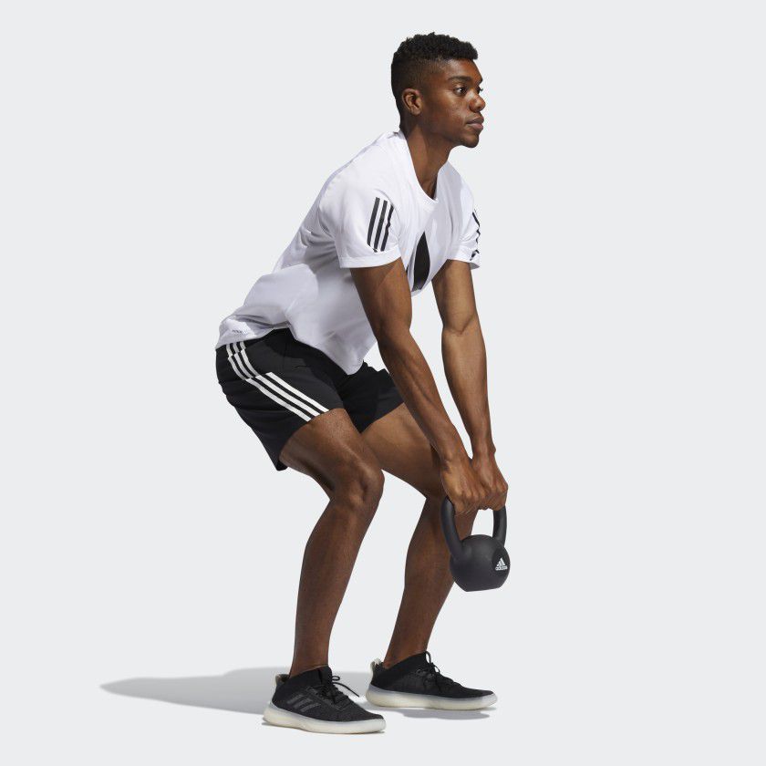 Шорты для фитнеса Adidas AEROREADY 3-Stripes 8-Inch Performance GM0643_image_4