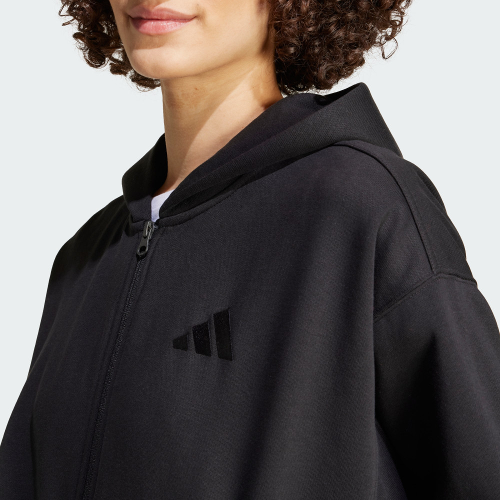 Худи Adidas ALL SZN Fleece Full-Zip Sportswear IX3809_image_3