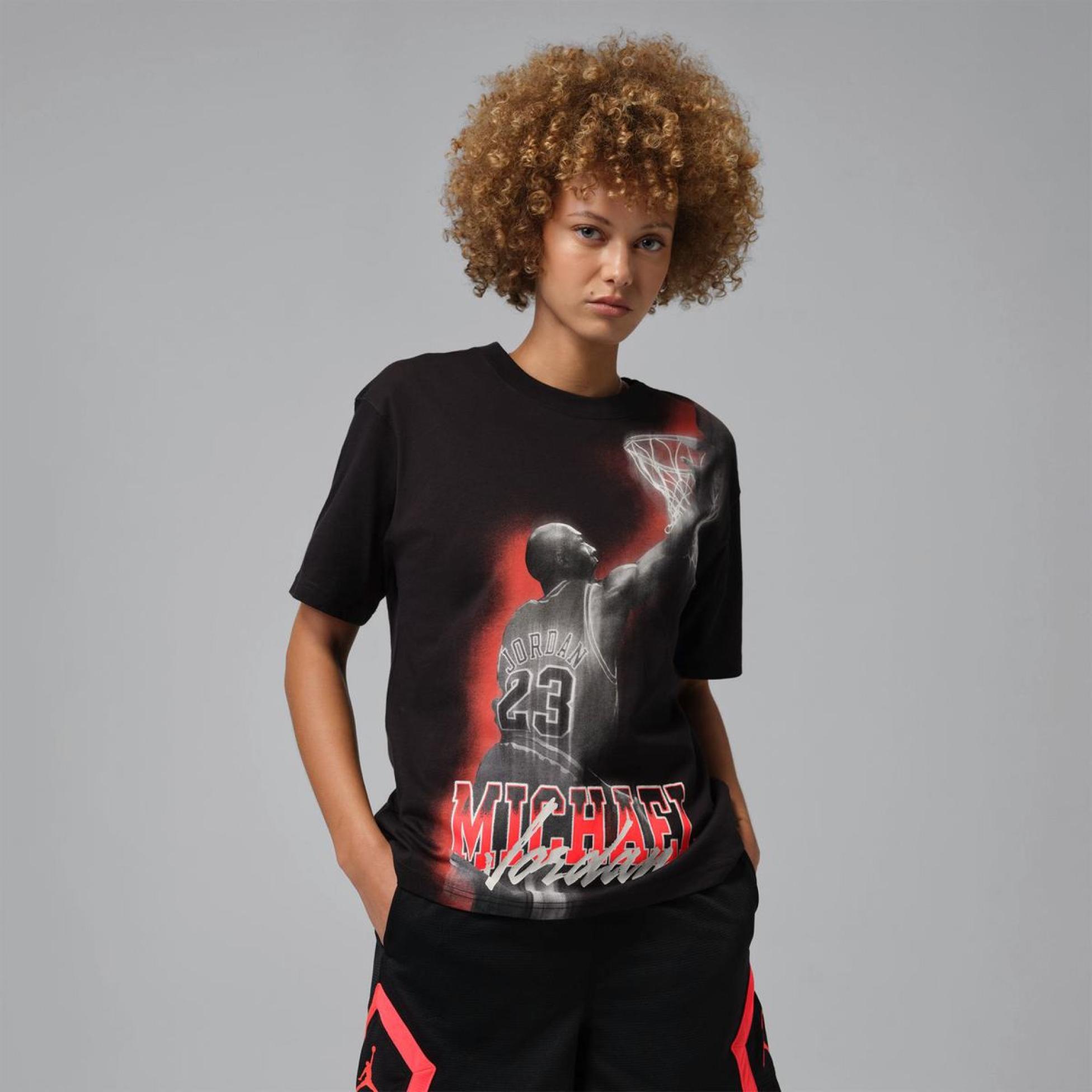Жіноча футболка NIKE W J SPT DF SS GFX TEE HTG