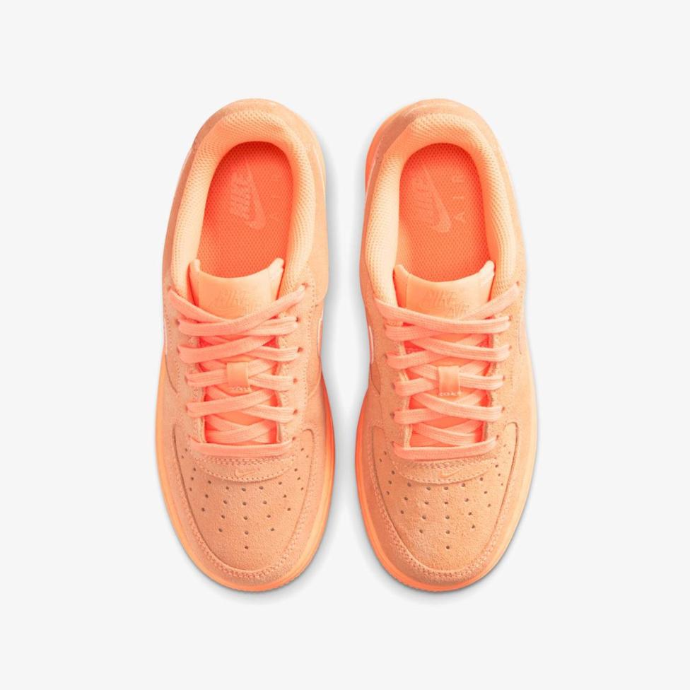Детские кроссовки NIKE AIR FORCE 1 SUEDE ORANGE PULSE (GS)_image_4