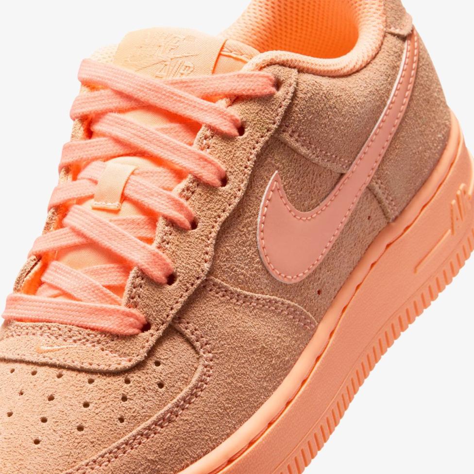 Детские кроссовки NIKE AIR FORCE 1 SUEDE ORANGE PULSE (GS)_image_7