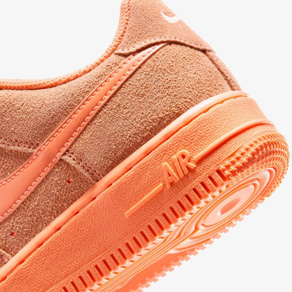 Детские кроссовки NIKE AIR FORCE 1 SUEDE ORANGE PULSE (GS)_image_8
