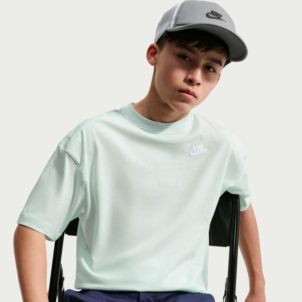 Детская футболка NIKE K NSW TEE OS EMB FUTURA LBR_image_3
