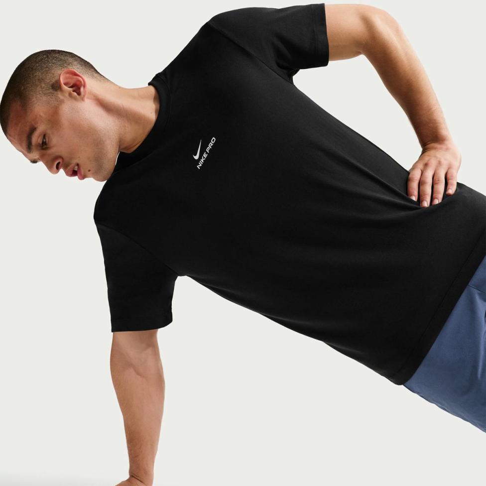 Чоловіча футболка NIKE M NK DF TEE STD PRO_image_3