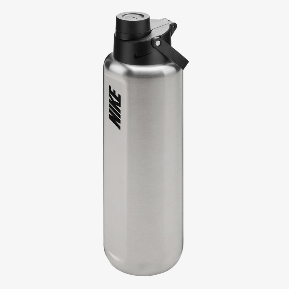 Пляшка NIKE SS RECHARGE CHUG BOTTLE 32 OZ RFSH BRUSHED STAINLESS STEEL/BLACK/BLACK 32OZ