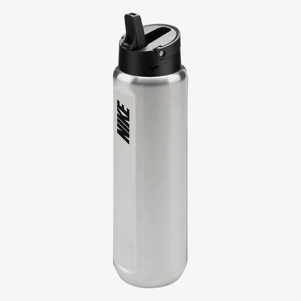 Пляшка NIKE SS RECHARGE STRAW BOTTLE 24 OZ RFSH BRUSHED STAINLESS STEEL/BLACK/BLACK 24OZ_image_3