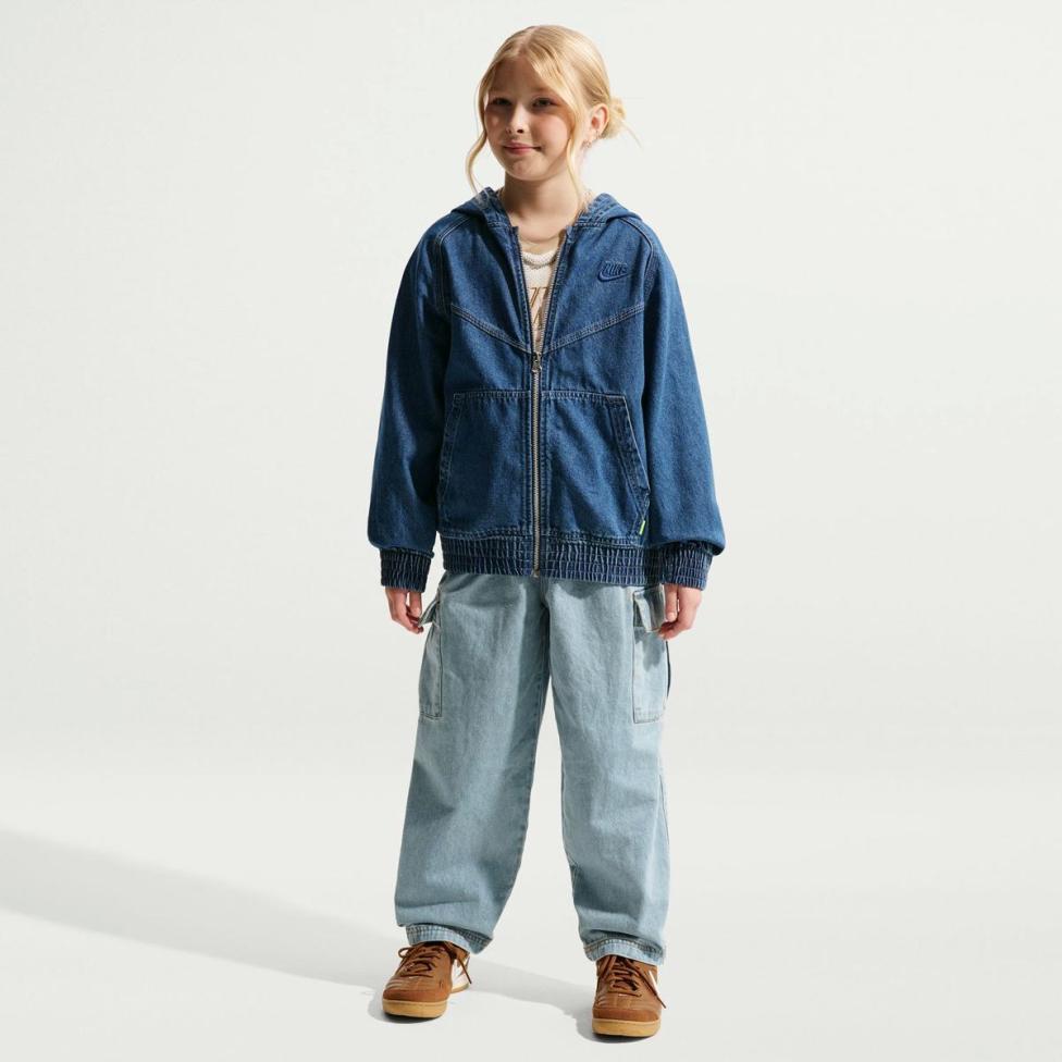 Детская толстовка NIKE K NSW WR DENIM FZ JACKET_image_6
