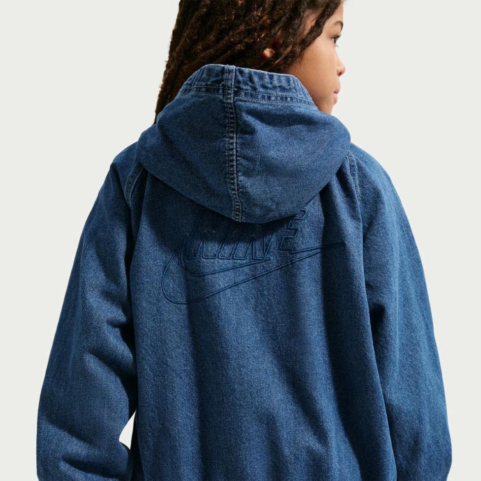 Детская толстовка NIKE K NSW WR DENIM FZ JACKET_image_5
