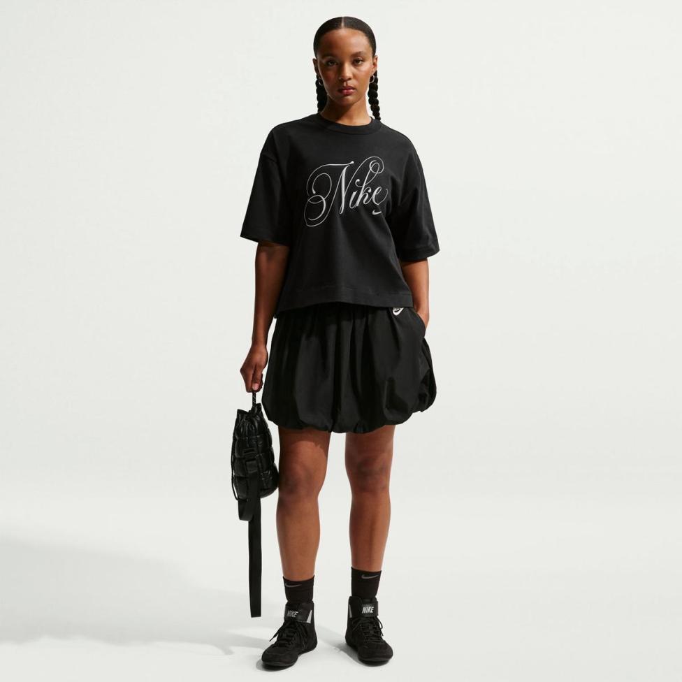 Женская футболка NIKE W NSW SS TEE BOXY SCRIPT_image_4