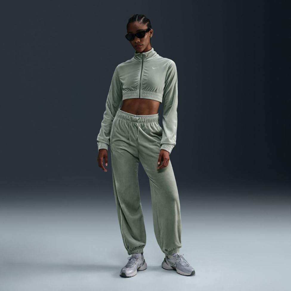 Жіноча толстовка NIKE W NSW CLLCTN VELOUR FZ TOP OFL_image_5