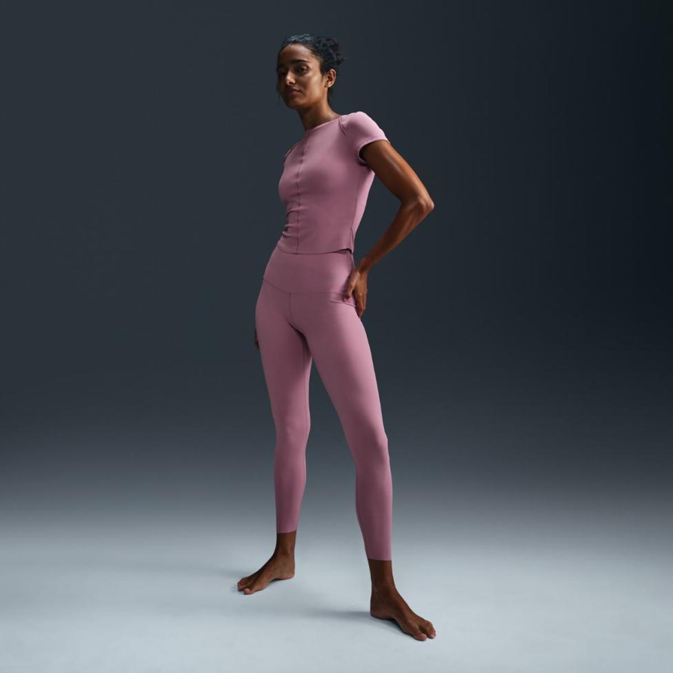 Жіноча футболка NIKE W NK INF Dri-FIT SS TOP NV_image_5