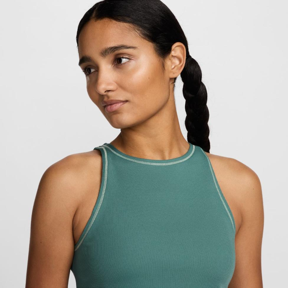 Жіноча майка NIKE W ONE FITTED Dri-FIT RIB TANK NV_image_3