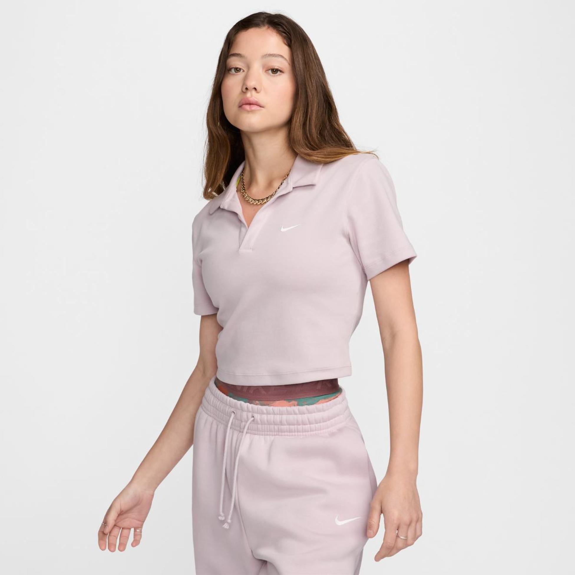 Жіноче поло NIKE W NSW ESSNTL SS POLO CRP TOP
