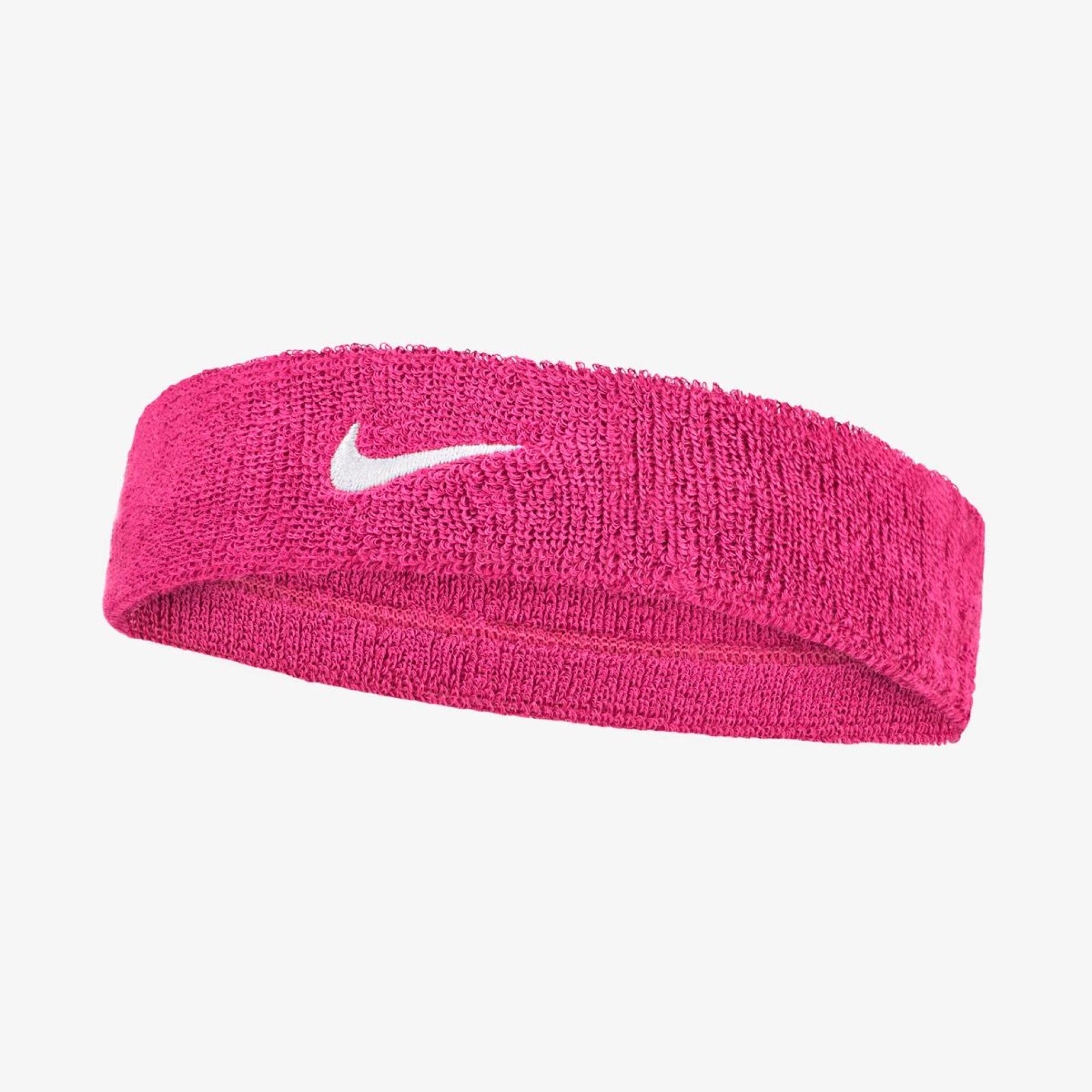 Пов'язка на голову NIKE SWOOSH CLASSIC HEADBAND VIVID PINK/WHITE OSFM