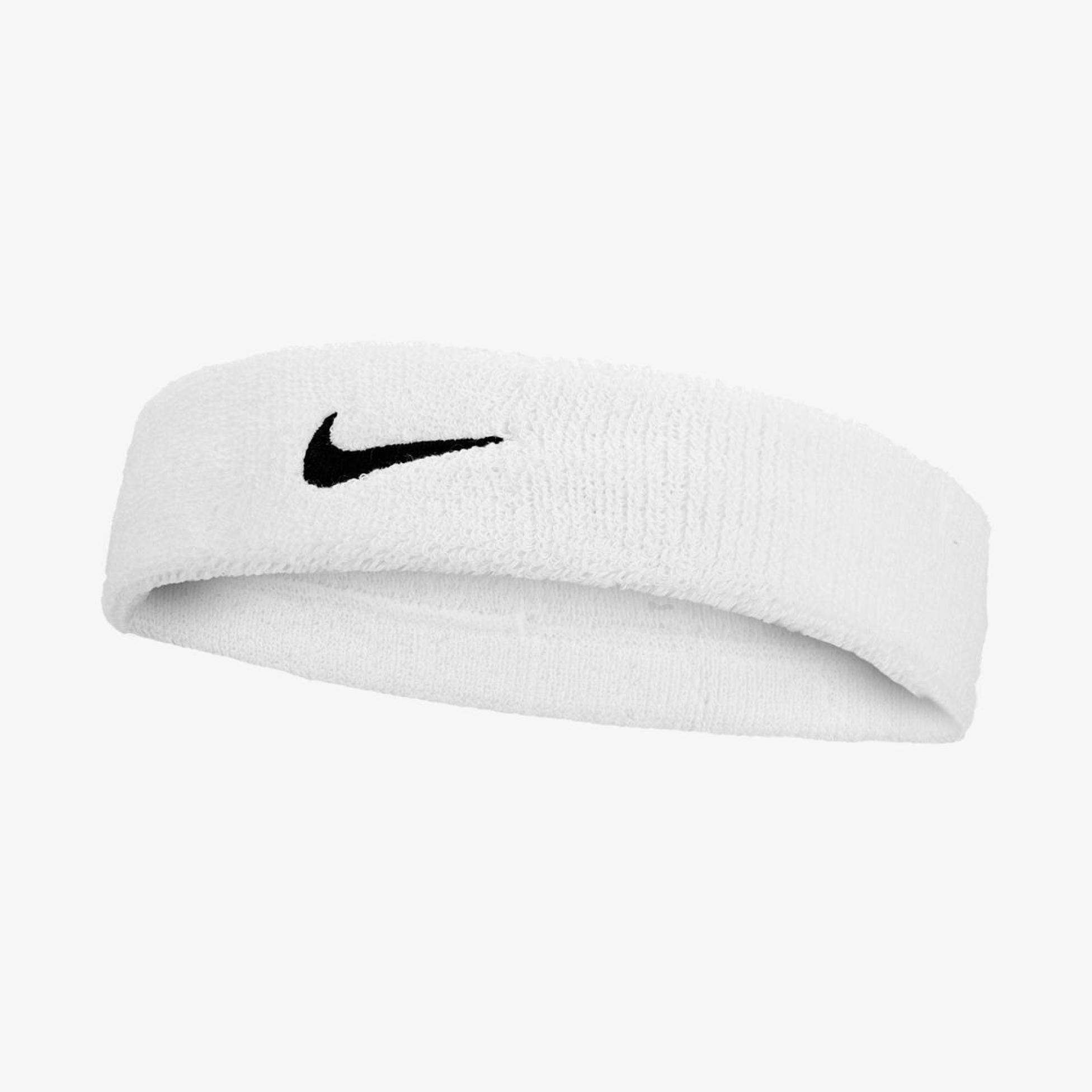 Пов'язка на голову NIKE SWOOSH CLASSIC HEADBAND WHITE/BLACK OSFM