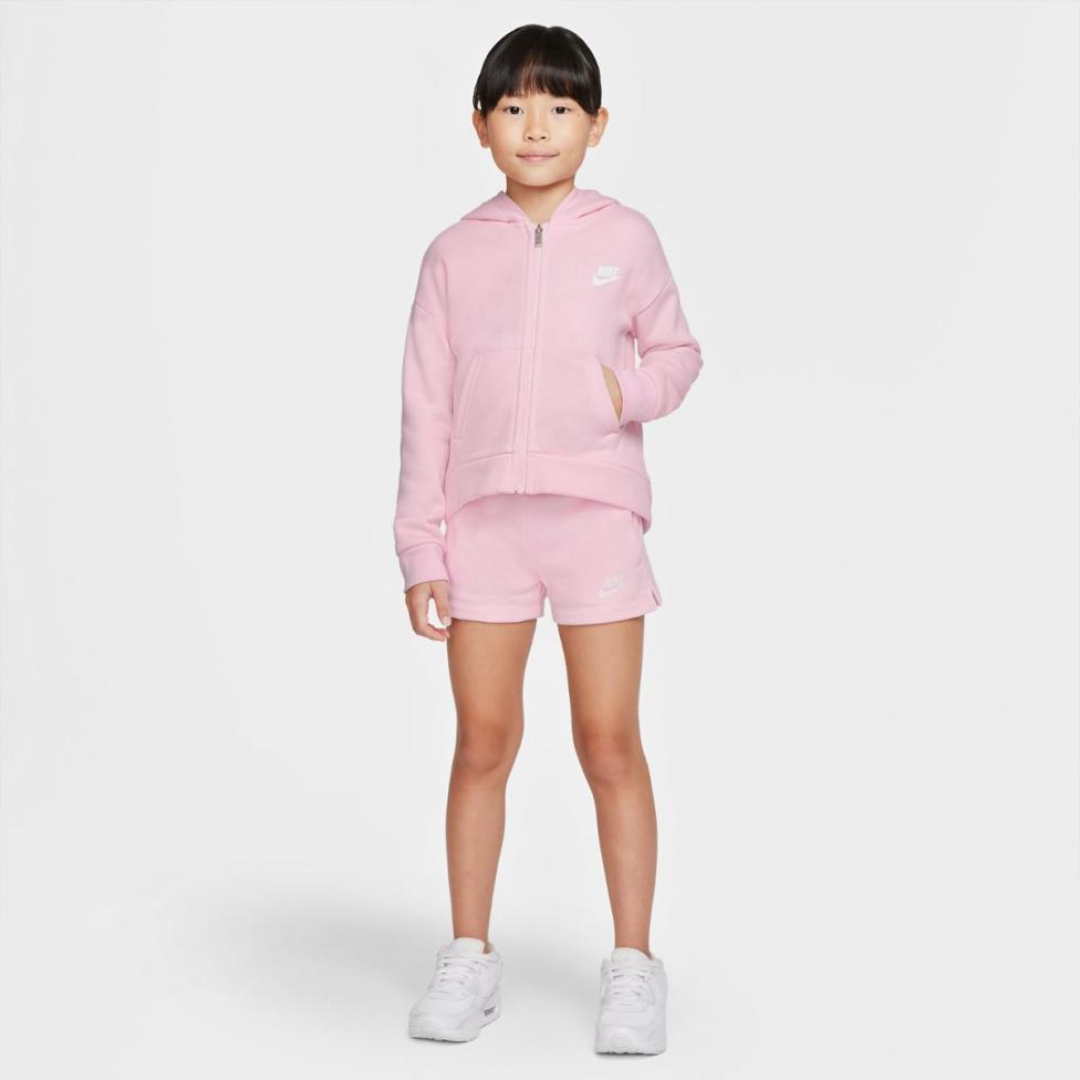Детская толстовка NIKE NKG CLUB FLEECE HIGH LOW FZ HD_image_5