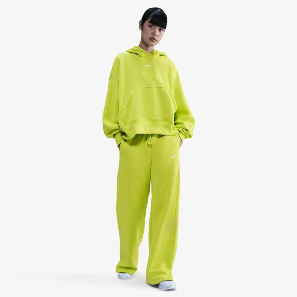 Женские брюки NIKE W NSW PHNX FLC HR PANT WIDE 2_image_4