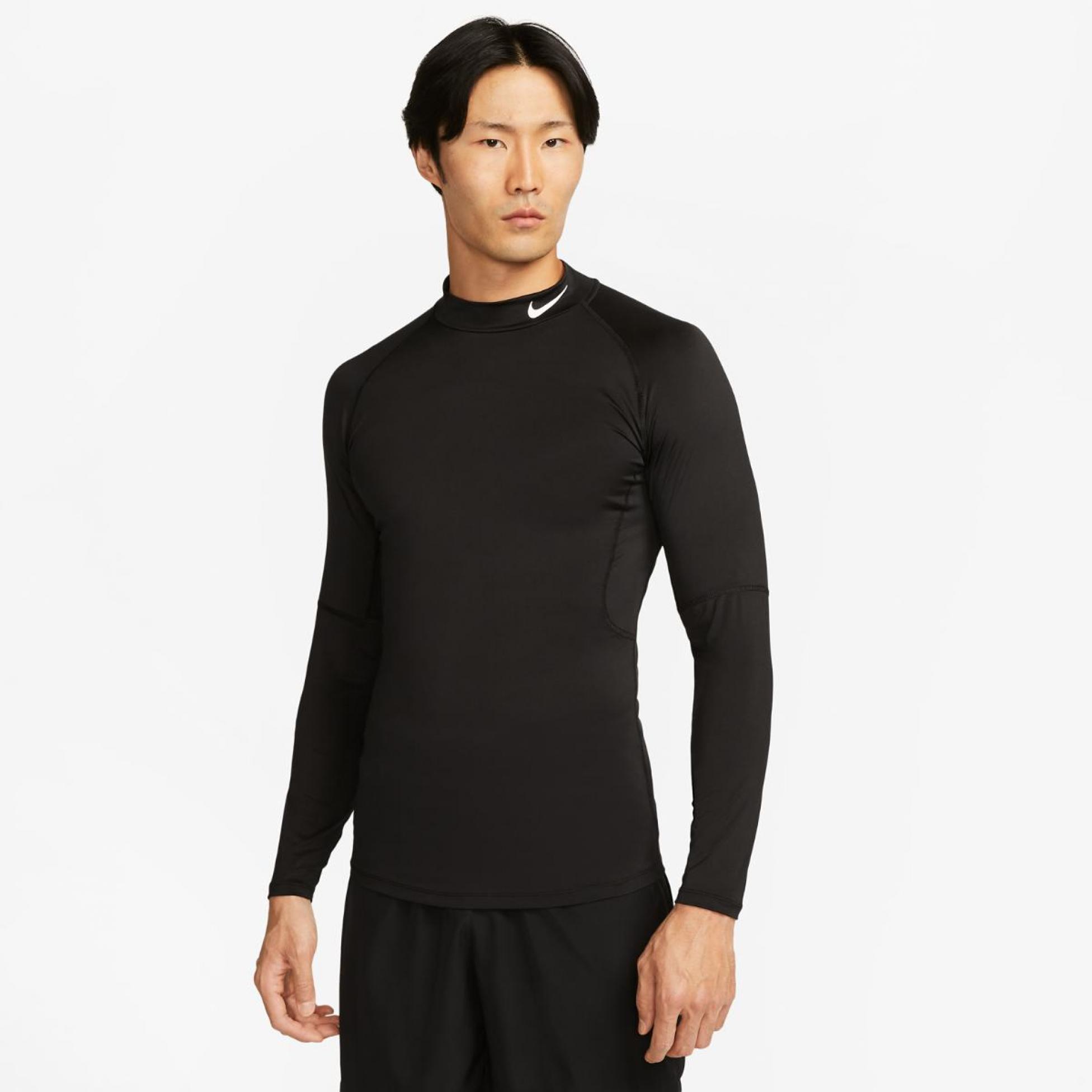 Чоловічий лонгслів NIKE M NP Dri-FIT TIGHT LS MOCK
